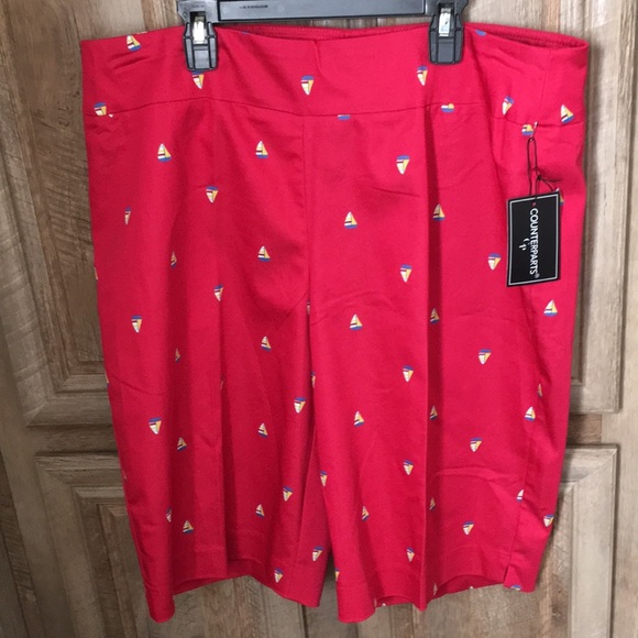 Counterparts Pants - New With Tags Shorts (Women’s Plus Size) Sailboats